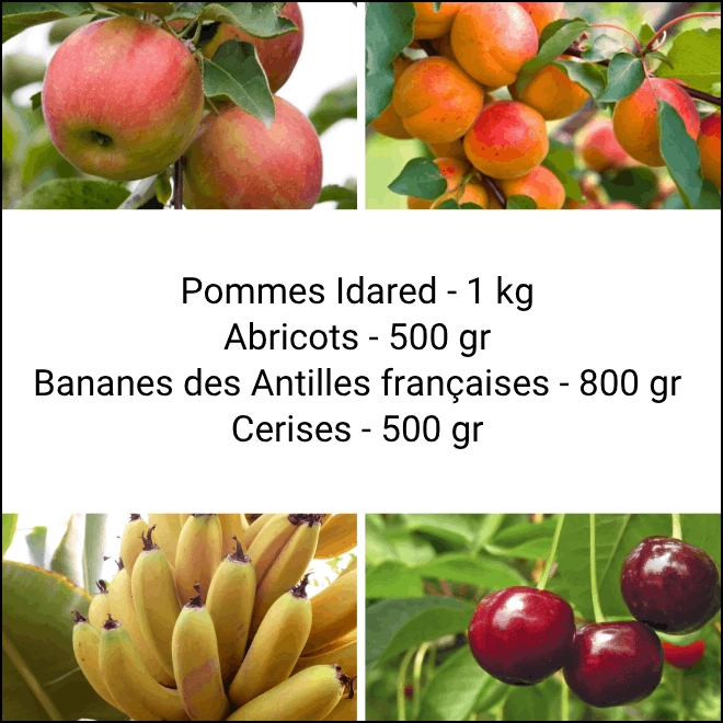 Panier tout Fruits