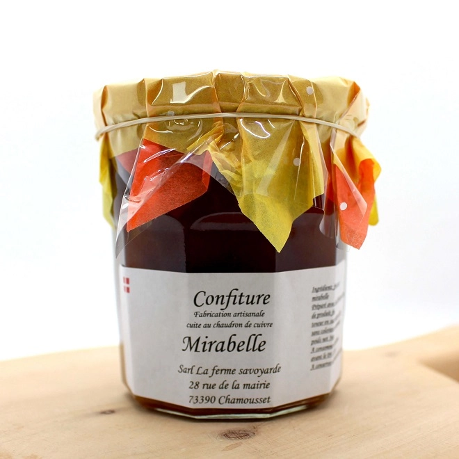 Confiture artisanale de mirabelles