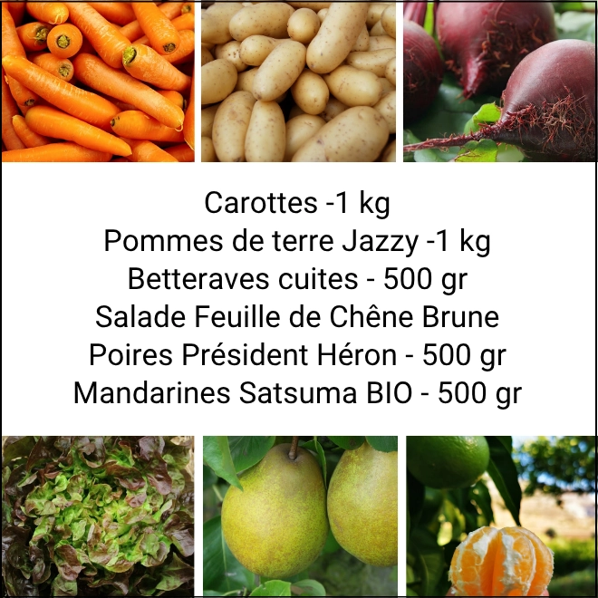 Panier MINI Fruits & Légumes