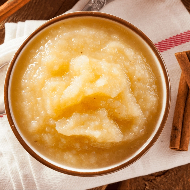 Compote de pommes maison