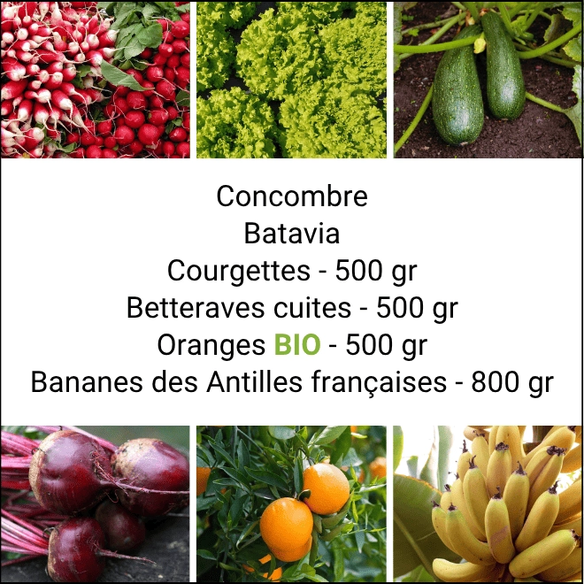 Panier MINI Fruits & Légumes