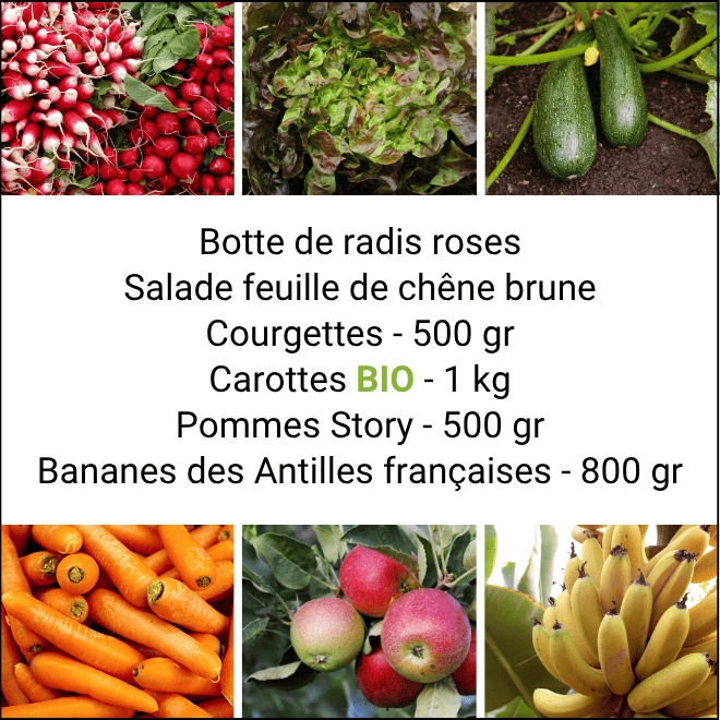 Panier MINI Fruits & Légumes