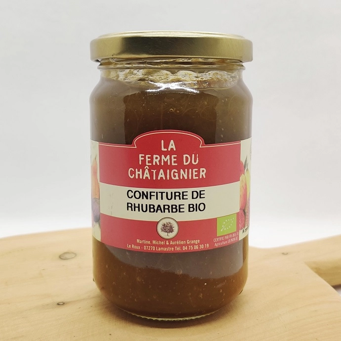 Confiture de rhubarbe BIO