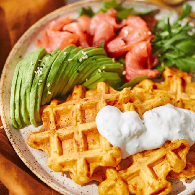 Gaufres à la patate douce