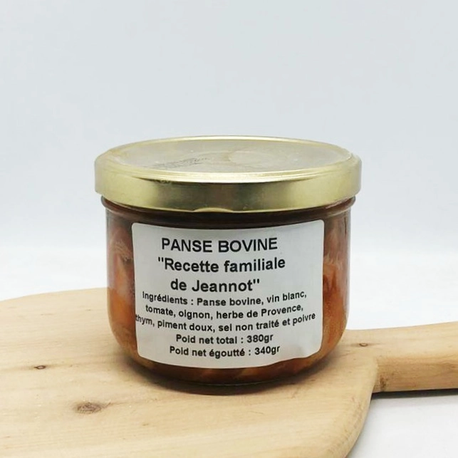 Conserve de panse bovine