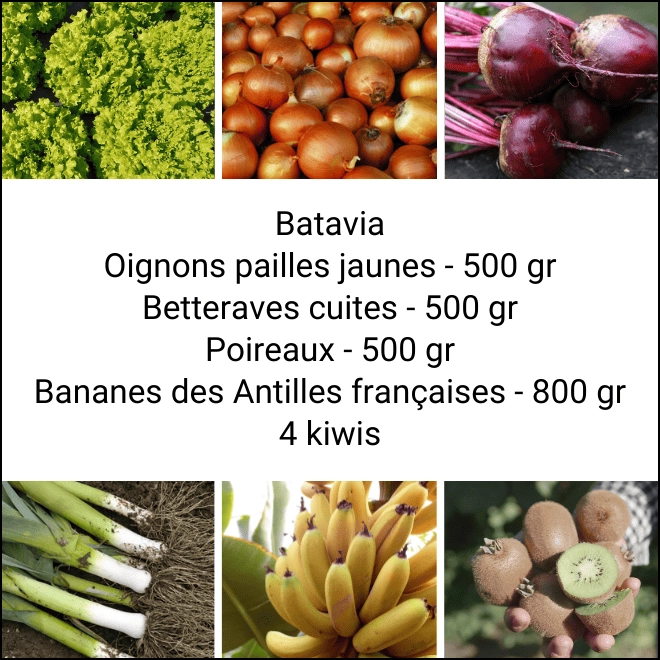 Panier MINI Fruits & Légumes