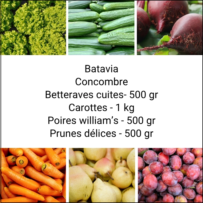 Panier MINI Fruits & Légumes