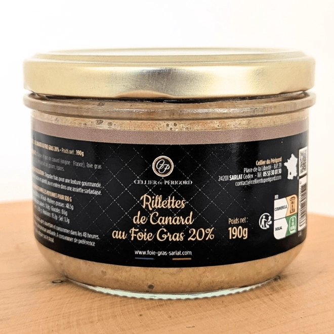 Rillettes de Canard au Foie Gras