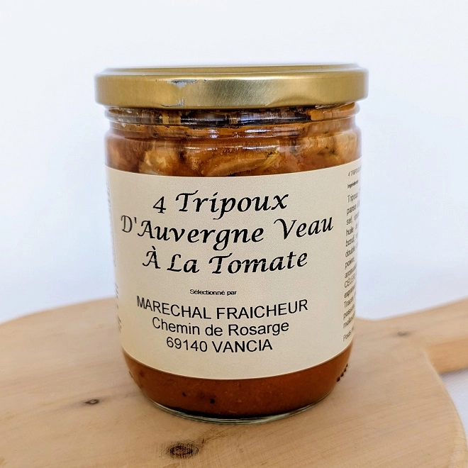 4 tripoux d'auvergne veau à la tomate