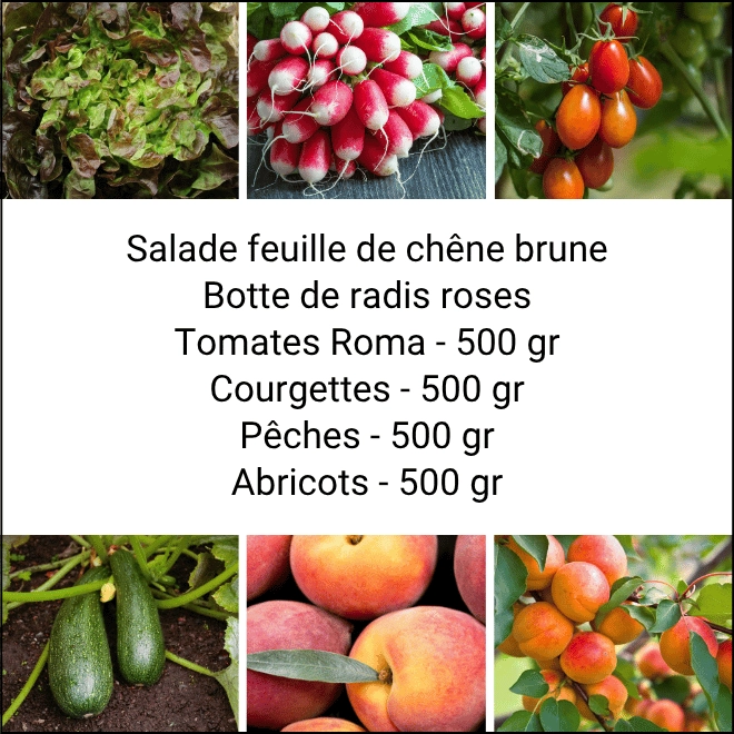Panier MINI Fruits & Légumes