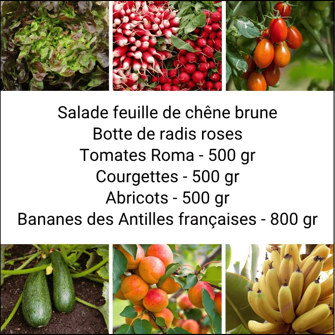 Panier MINI Fruits & Légumes