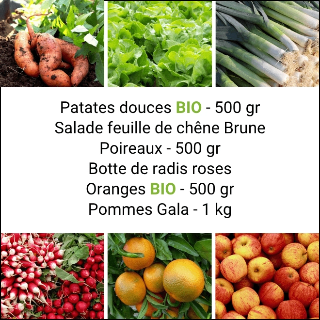 Panier MINI Fruits & Légumes