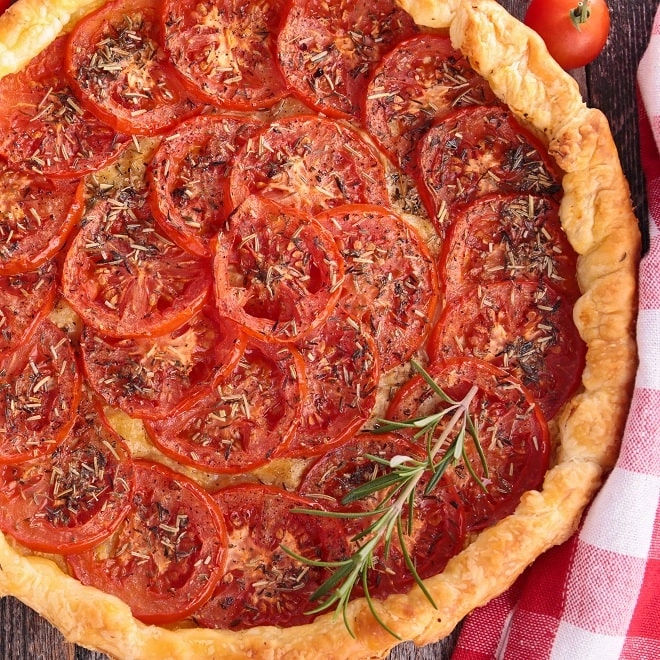 Tarte à la tomate