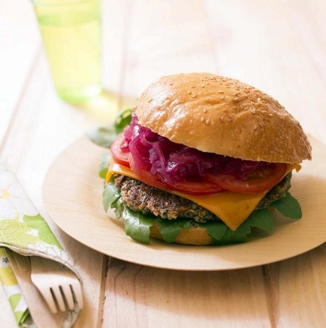 Burgers végétariens aux lentilles (bon et facile !)