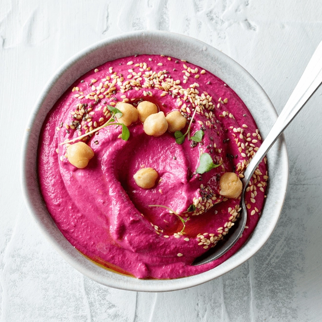 Houmous à la betterave