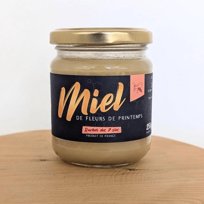 Petit miel de fleurs de printemps