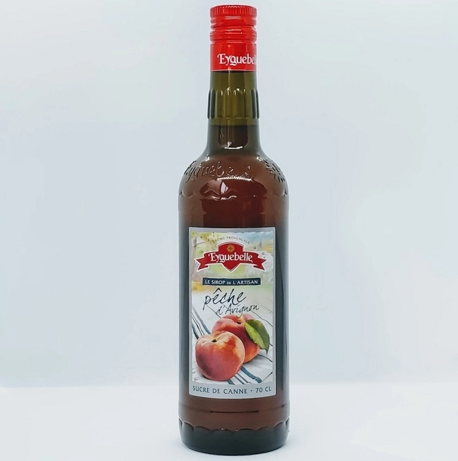 Sirop artisanal de pêches