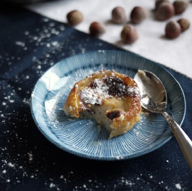 Flans pâtissiers à la noisette