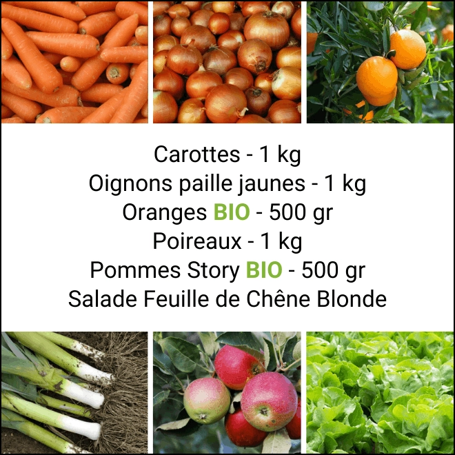 Panier MINI Fruits & Légumes