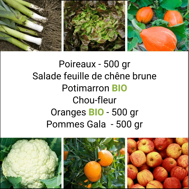 Panier MINI Fruits & Légumes