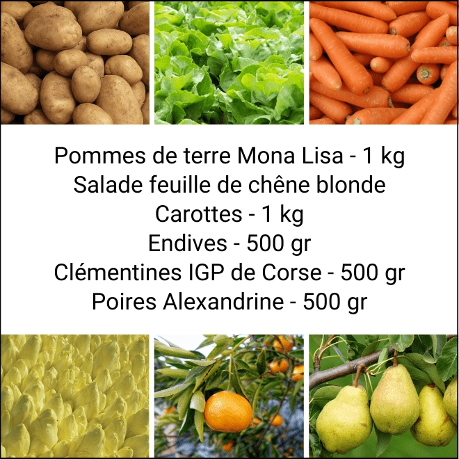 Panier MINI Fruits & Légumes