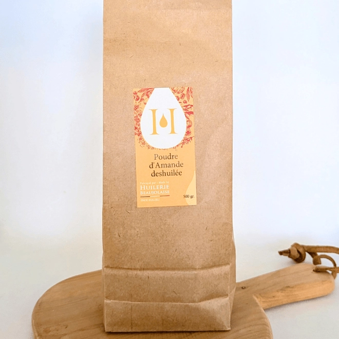 Farine d'amande déshuilée