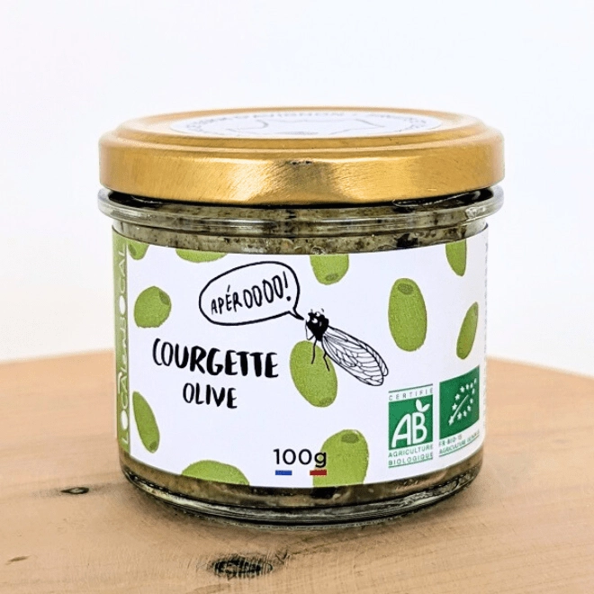 Tartinade courgette olive BIO