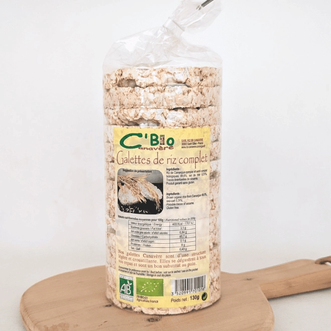 Galettes de riz complet BIO