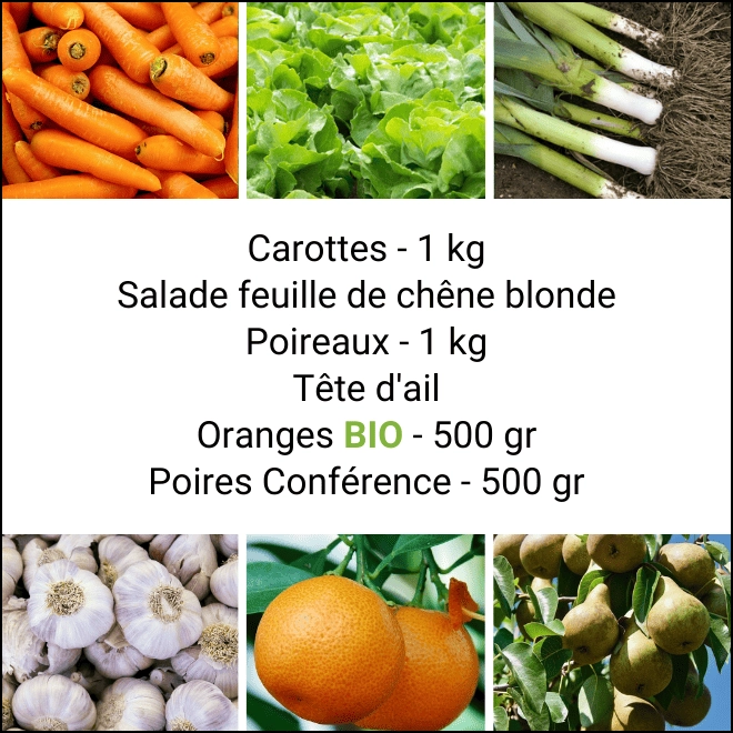 Panier MINI Fruits & Légumes