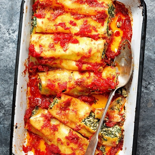 Cannelloni ricotta épinards