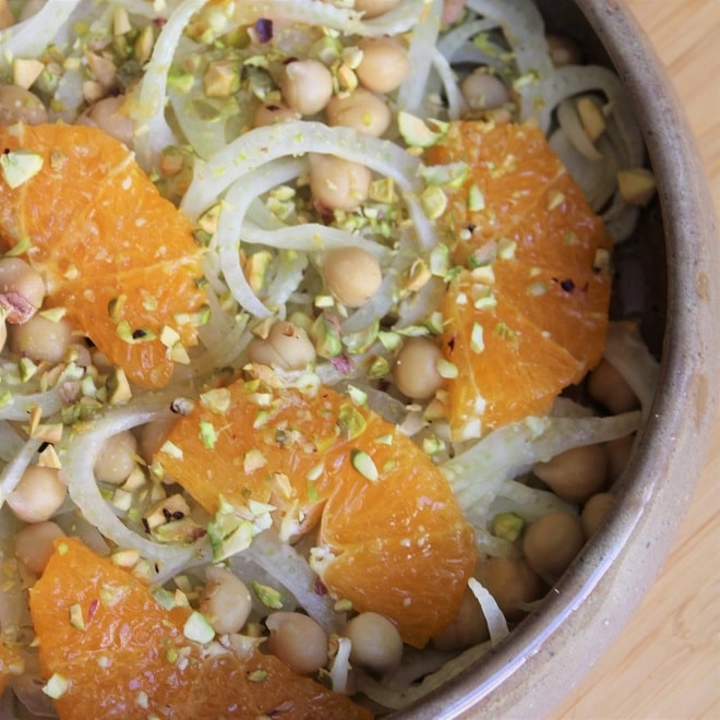 Panier recette - Salade de fenouil à l'orange