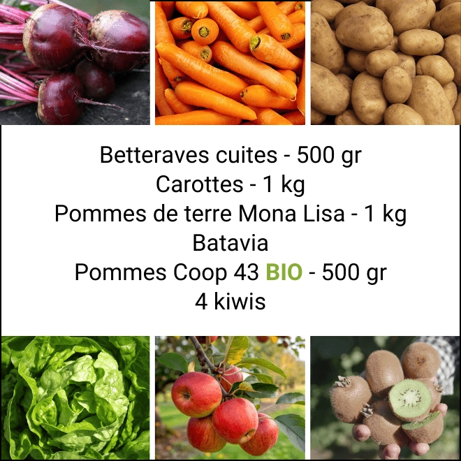 Panier MINI Fruits & Légumes