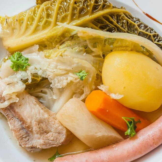 Panier recette - Potée au chou