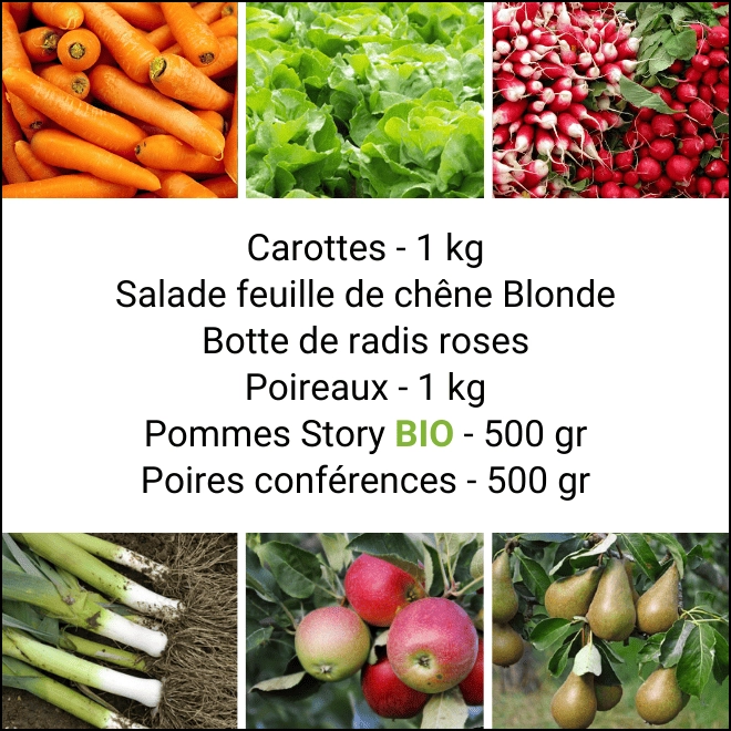 Panier MINI Fruits & Légumes