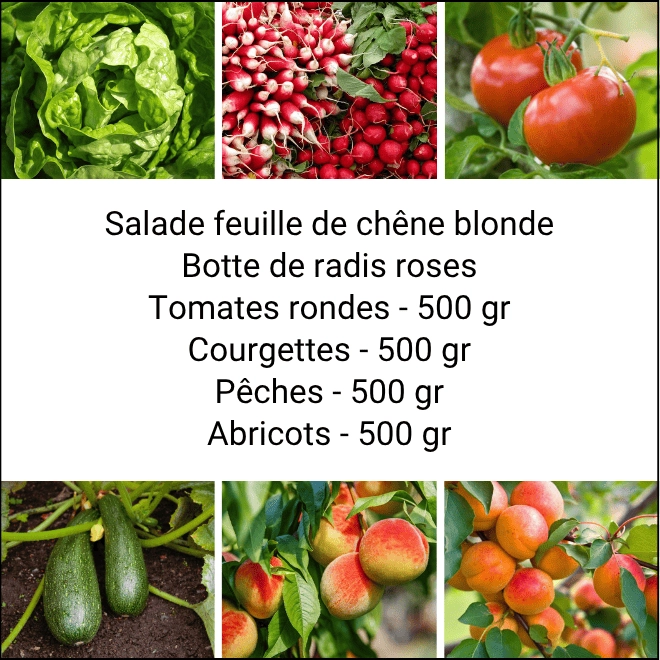 Panier MINI Fruits & Légumes