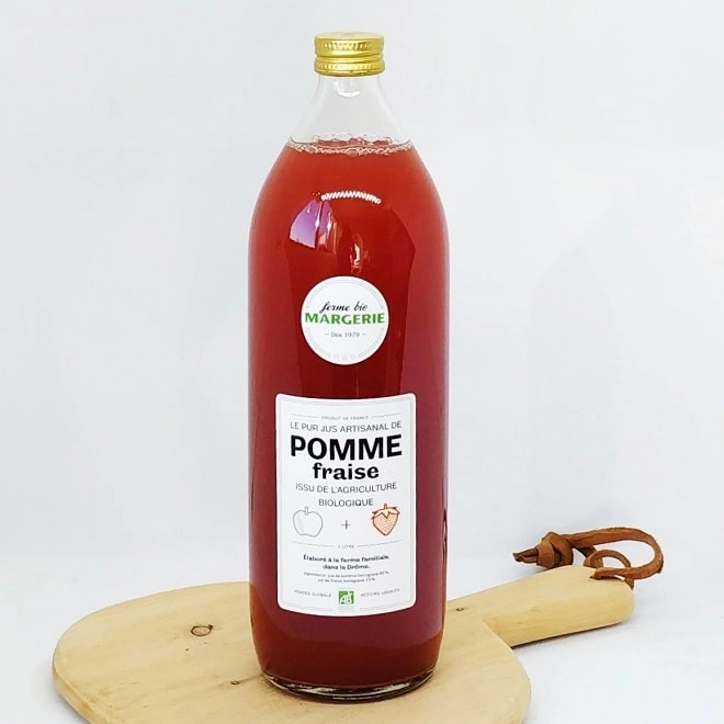 Jus pommes - fraises BIO