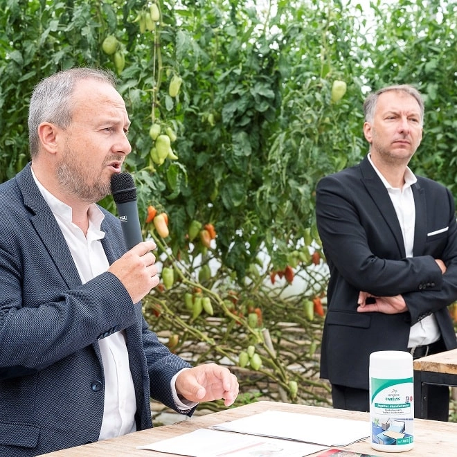 Le président de la métropole de Lyon, en visite sur notre exploitation !
