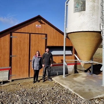 Sylvain et Noemie Sulpice - aviculteurs BIO en Bresse
