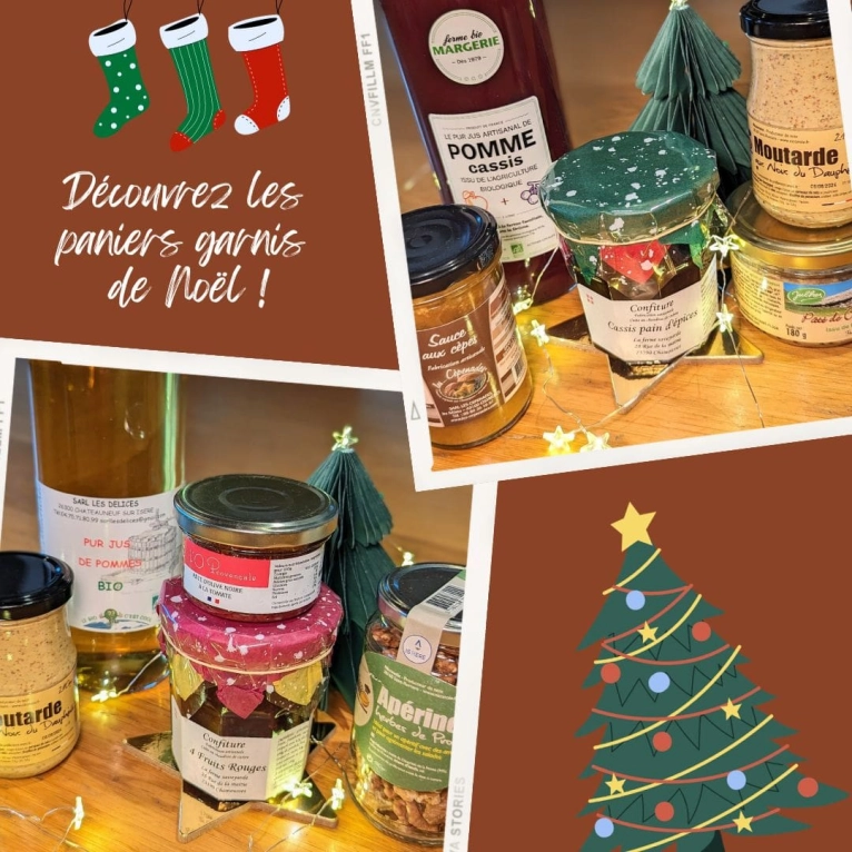 Noël gourmand : pour les fêtes découvrez nos paniers garnis !