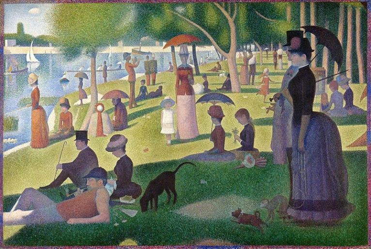 Georges Seurat, Un dimanche après-midi à l’Île de la Grande Jatte, 1884-86