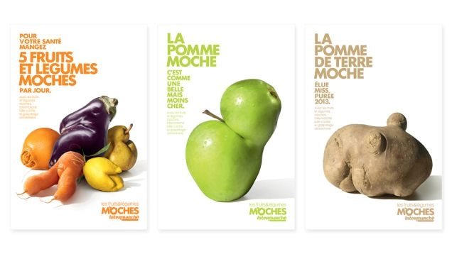 Campagne Intermarché les fruits et légumes moches
