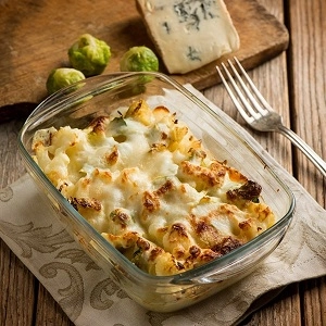 Recette - Gratin de chou-fleur au gorgonzola