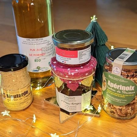 Panier veggie de Noël
