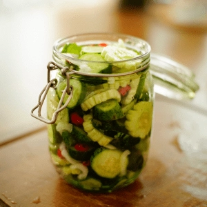 Pickles de concombre au vinaigre de cidre