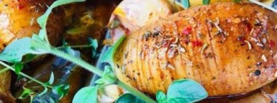 Recette de pommes de terre Hasselback