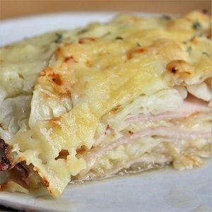 Recette gratin de chou blanc