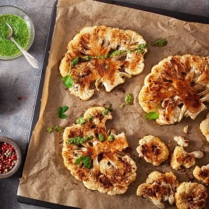 Recette - Steak de chou fleur rôti