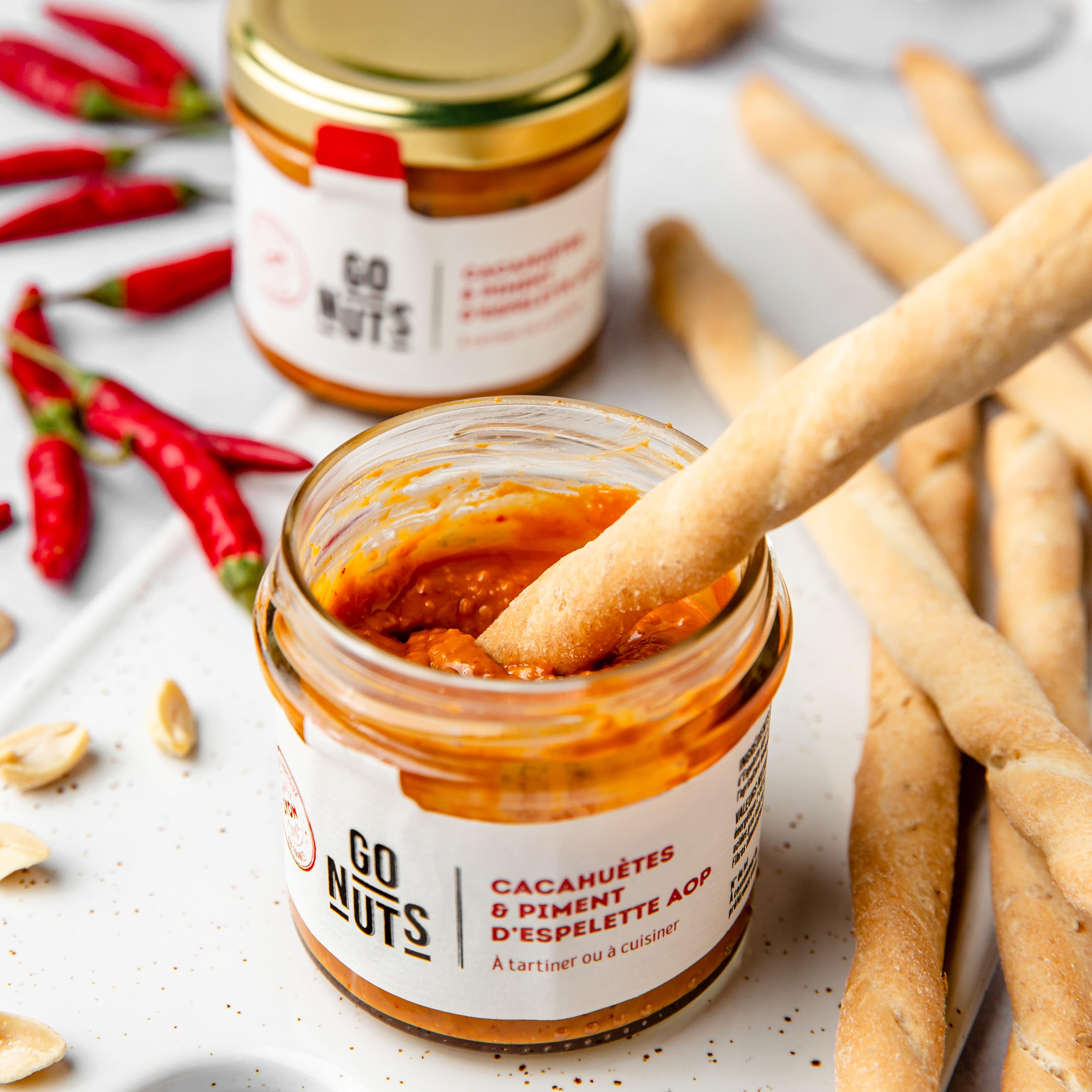 Tartinable cacahuètes piment d'Espelette BIO