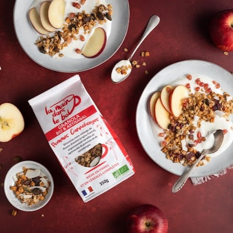 Granola pommes - canneberges BIO