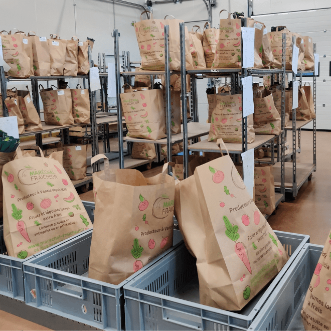 Préparation des paniers Maréchal Fraîcheur